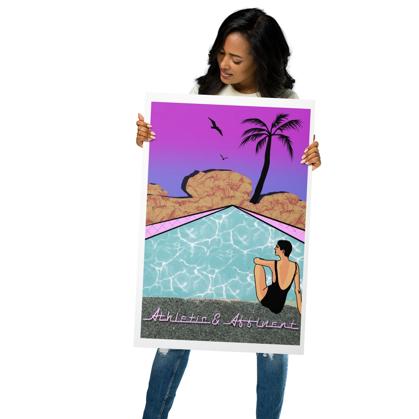 Palm Springs Metal prints