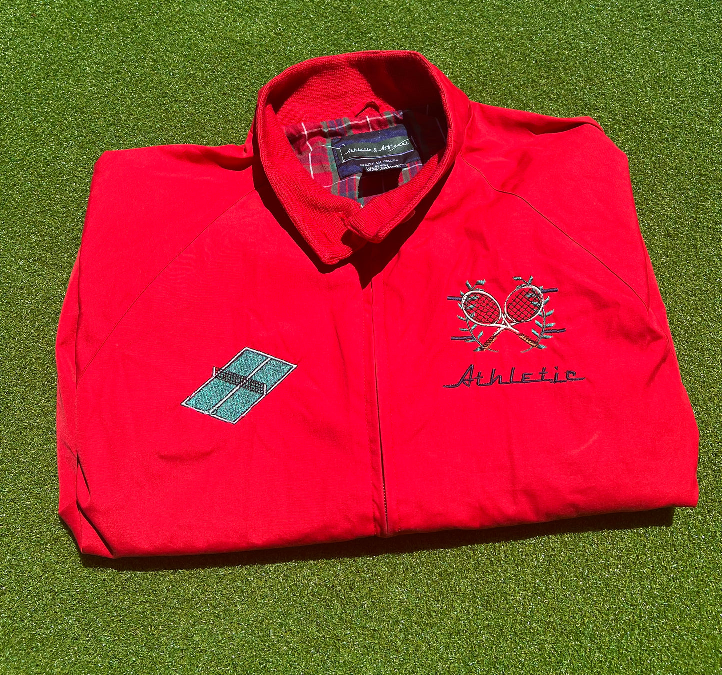 The AA Tennis Club Red Bomber (unisex Medium)