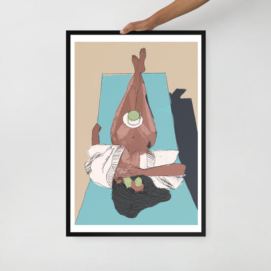 Matcha Mistress Matte Framed Poster Size: 24″×36″