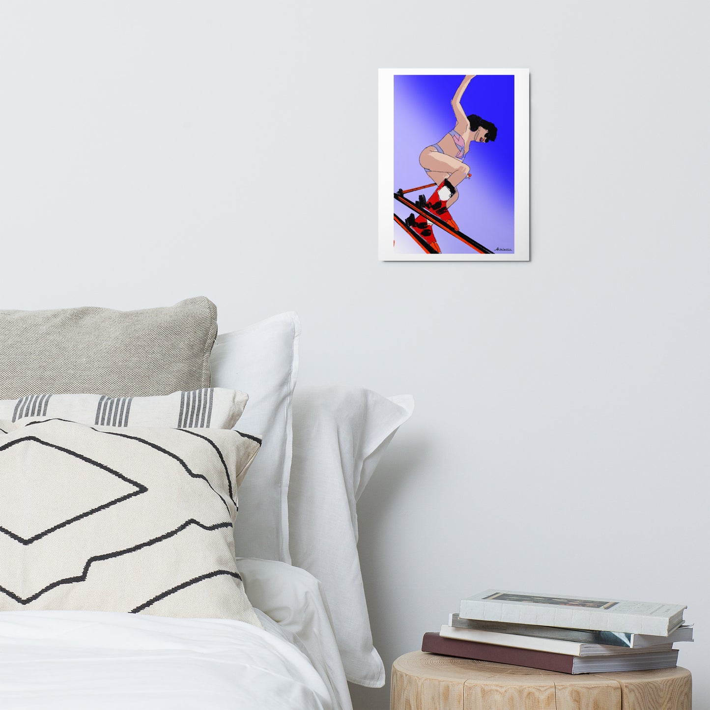 Spring Ski Metal Prints