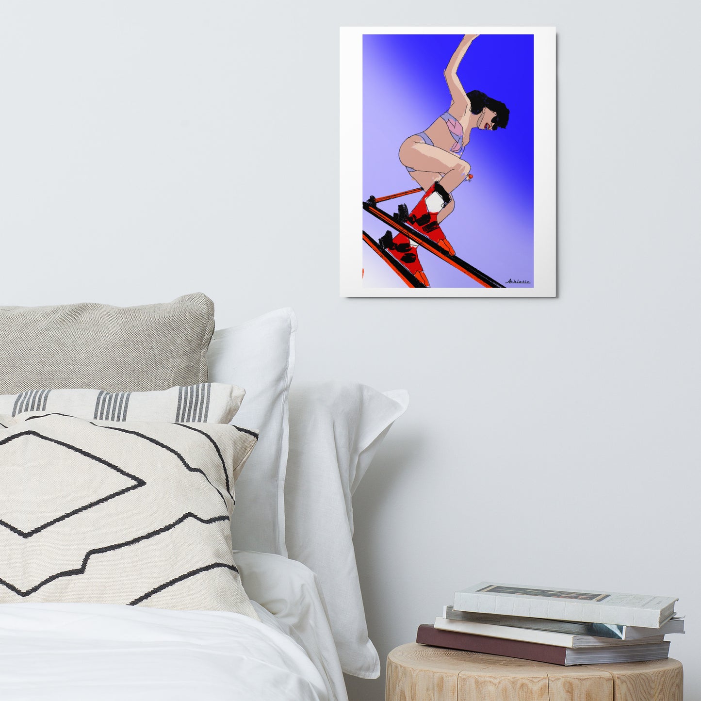 Spring Ski Metal Prints