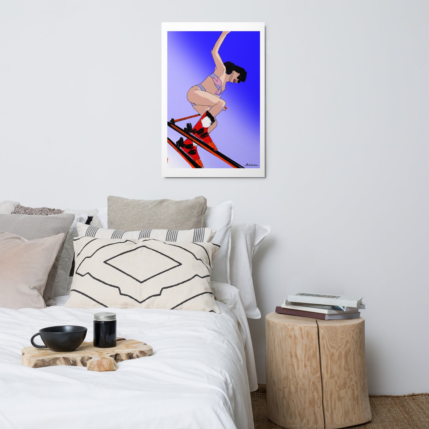 Spring Ski Metal Prints